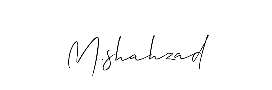 Once you've used our free online signature maker to create your best signature Allison_Script style, it's time to enjoy all of the benefits that M.shahzad name signing documents. M.shahzad signature style 2 images and pictures png