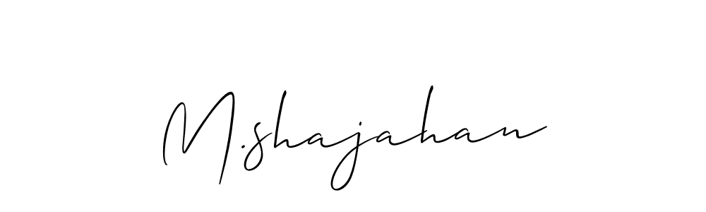 M.shajahan stylish signature style. Best Handwritten Sign (Allison_Script) for my name. Handwritten Signature Collection Ideas for my name M.shajahan. M.shajahan signature style 2 images and pictures png