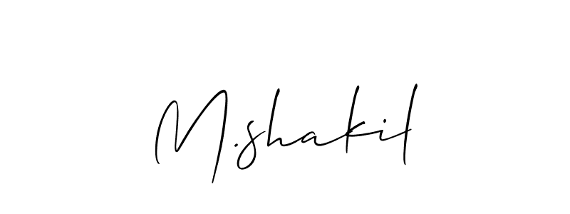 Check out images of Autograph of M.shakil name. Actor M.shakil Signature Style. Allison_Script is a professional sign style online. M.shakil signature style 2 images and pictures png