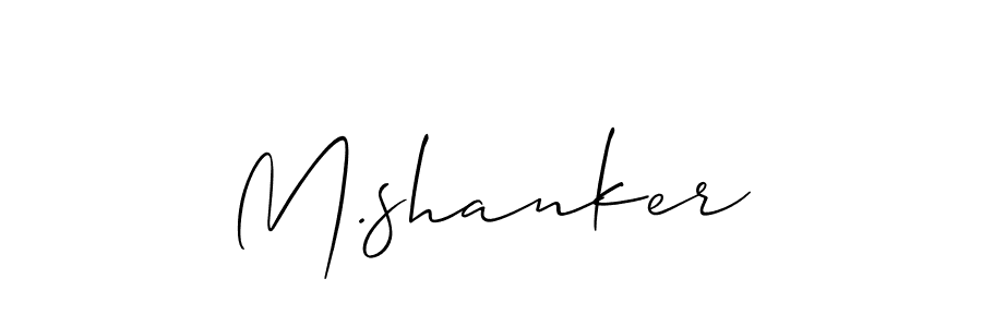 Similarly Allison_Script is the best handwritten signature design. Signature creator online .You can use it as an online autograph creator for name M.shanker. M.shanker signature style 2 images and pictures png