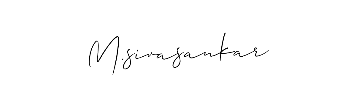 You can use this online signature creator to create a handwritten signature for the name M.sivasankar. This is the best online autograph maker. M.sivasankar signature style 2 images and pictures png