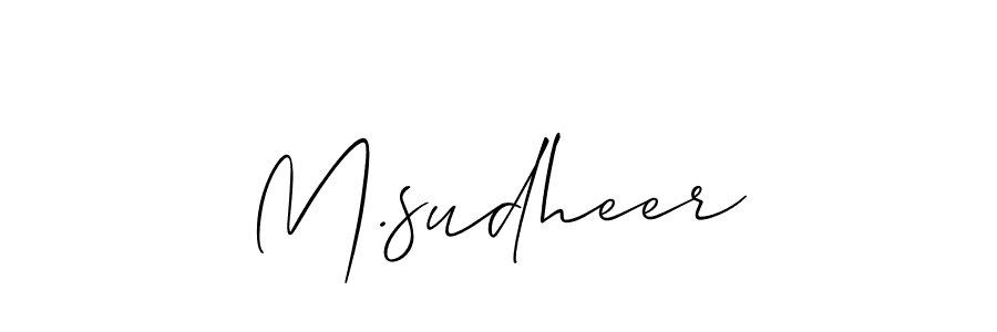 You can use this online signature creator to create a handwritten signature for the name M.sudheer. This is the best online autograph maker. M.sudheer signature style 2 images and pictures png