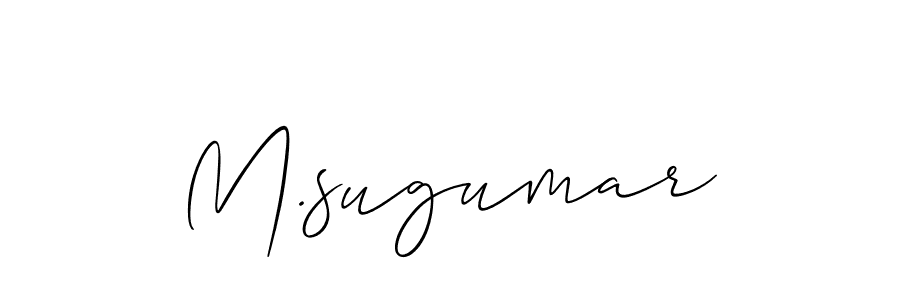 See photos of M.sugumar official signature by Spectra . Check more albums & portfolios. Read reviews & check more about Allison_Script font. M.sugumar signature style 2 images and pictures png