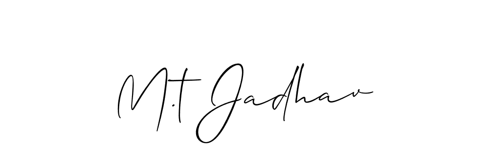 Once you've used our free online signature maker to create your best signature Allison_Script style, it's time to enjoy all of the benefits that M.t Jadhav name signing documents. M.t Jadhav signature style 2 images and pictures png