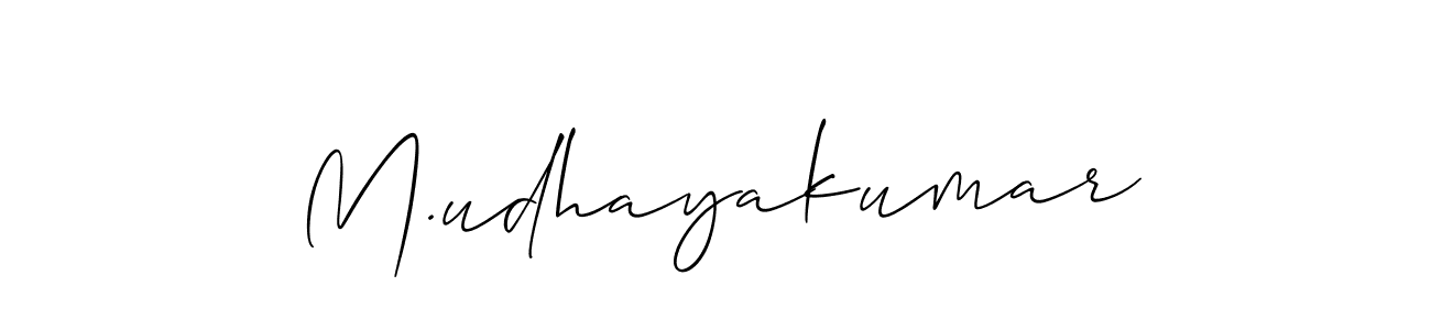 Make a beautiful signature design for name M.udhayakumar. Use this online signature maker to create a handwritten signature for free. M.udhayakumar signature style 2 images and pictures png