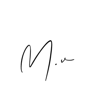 if you are searching for the best signature style for your name M.v. so please give up your signature search. here we have designed multiple signature styles  using Allison_Script. M.v signature style 2 images and pictures png