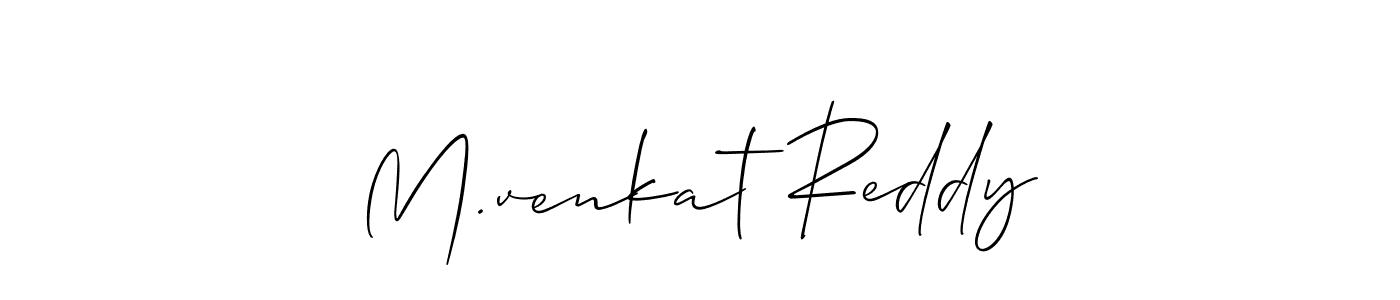 Check out images of Autograph of M.venkat Reddy name. Actor M.venkat Reddy Signature Style. Allison_Script is a professional sign style online. M.venkat Reddy signature style 2 images and pictures png