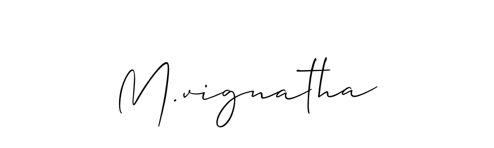 Once you've used our free online signature maker to create your best signature Allison_Script style, it's time to enjoy all of the benefits that M.vignatha name signing documents. M.vignatha signature style 2 images and pictures png