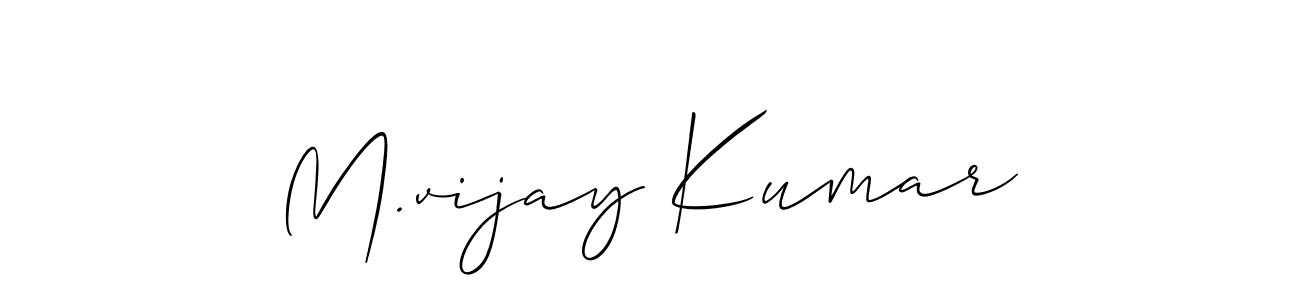 Here are the top 10 professional signature styles for the name M.vijay Kumar. These are the best autograph styles you can use for your name. M.vijay Kumar signature style 2 images and pictures png