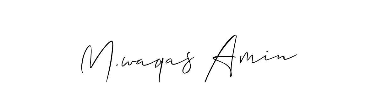 Once you've used our free online signature maker to create your best signature Allison_Script style, it's time to enjoy all of the benefits that M.waqas Amin name signing documents. M.waqas Amin signature style 2 images and pictures png