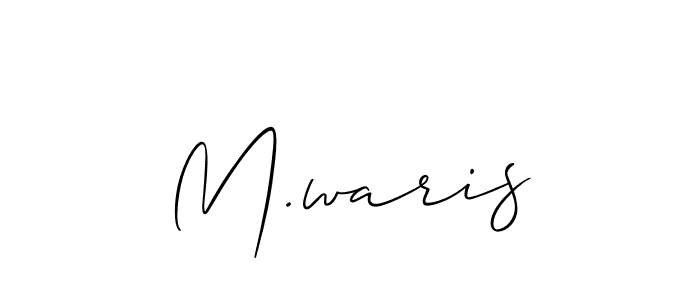 You can use this online signature creator to create a handwritten signature for the name M.waris. This is the best online autograph maker. M.waris signature style 2 images and pictures png