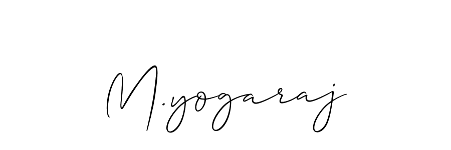 Make a beautiful signature design for name M.yogaraj. Use this online signature maker to create a handwritten signature for free. M.yogaraj signature style 2 images and pictures png