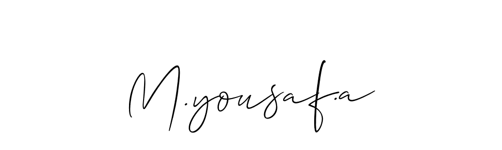 Best and Professional Signature Style for M.yousaf.a. Allison_Script Best Signature Style Collection. M.yousaf.a signature style 2 images and pictures png