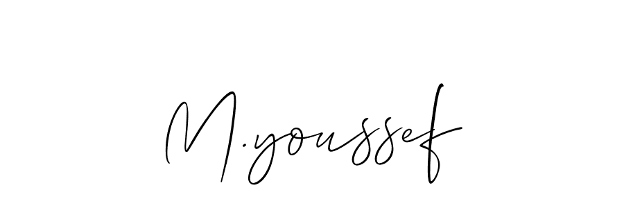 How to Draw M.youssef signature style? Allison_Script is a latest design signature styles for name M.youssef. M.youssef signature style 2 images and pictures png