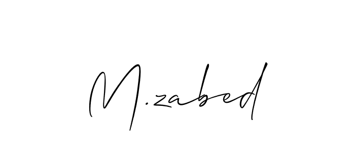 You can use this online signature creator to create a handwritten signature for the name M.zabed. This is the best online autograph maker. M.zabed signature style 2 images and pictures png