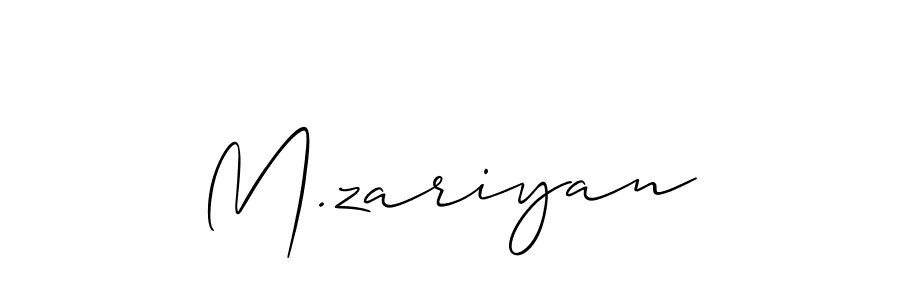 Similarly Allison_Script is the best handwritten signature design. Signature creator online .You can use it as an online autograph creator for name M.zariyan. M.zariyan signature style 2 images and pictures png