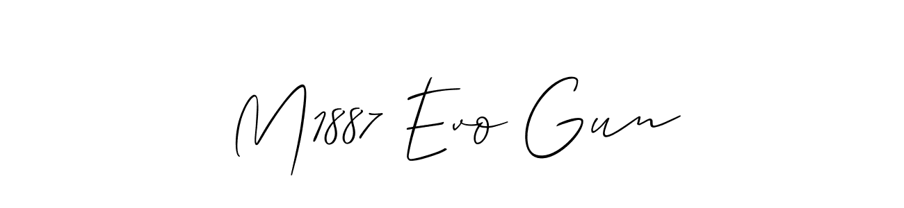 See photos of M1887 Evo Gun official signature by Spectra . Check more albums & portfolios. Read reviews & check more about Allison_Script font. M1887 Evo Gun signature style 2 images and pictures png