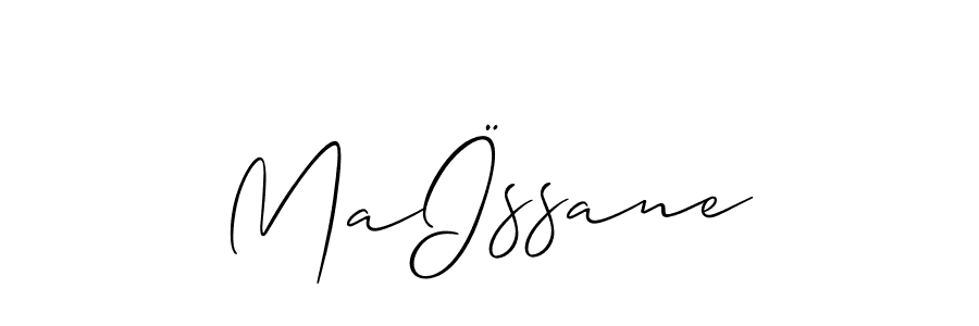 It looks lik you need a new signature style for name MaÏssane. Design unique handwritten (Allison_Script) signature with our free signature maker in just a few clicks. MaÏssane signature style 2 images and pictures png