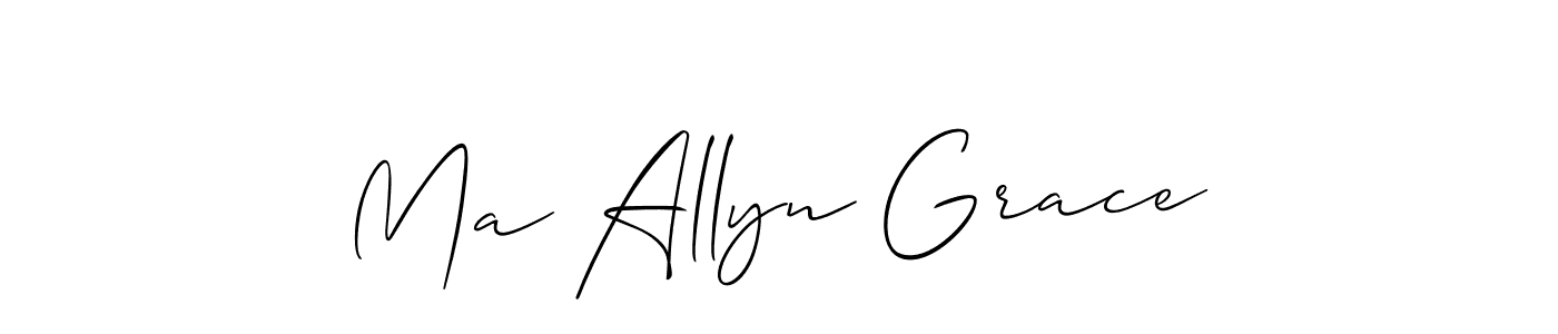 Here are the top 10 professional signature styles for the name Ma Allyn Grace. These are the best autograph styles you can use for your name. Ma Allyn Grace signature style 2 images and pictures png