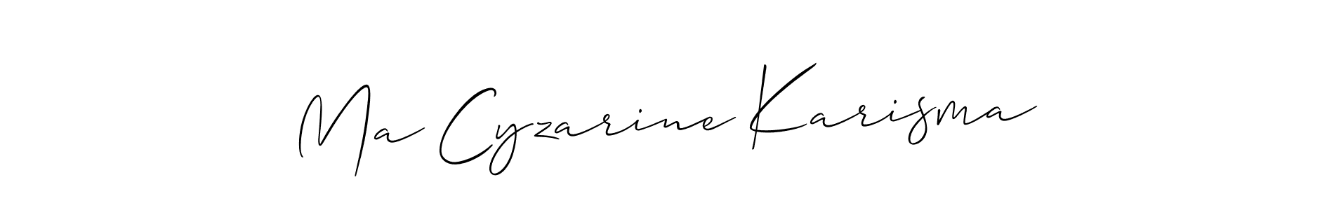 This is the best signature style for the Ma Cyzarine Karisma name. Also you like these signature font (Allison_Script). Mix name signature. Ma Cyzarine Karisma signature style 2 images and pictures png