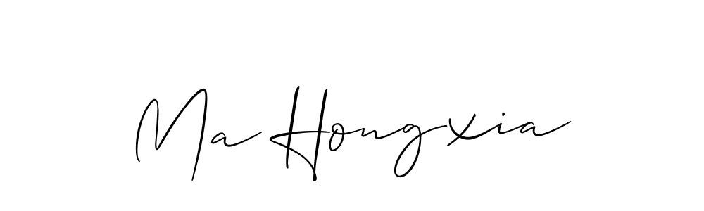 Once you've used our free online signature maker to create your best signature Allison_Script style, it's time to enjoy all of the benefits that Ma Hongxia name signing documents. Ma Hongxia signature style 2 images and pictures png