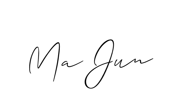 Once you've used our free online signature maker to create your best signature Allison_Script style, it's time to enjoy all of the benefits that Ma Jun name signing documents. Ma Jun signature style 2 images and pictures png