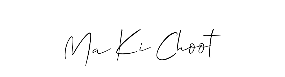 Check out images of Autograph of Ma Ki Choot name. Actor Ma Ki Choot Signature Style. Allison_Script is a professional sign style online. Ma Ki Choot signature style 2 images and pictures png