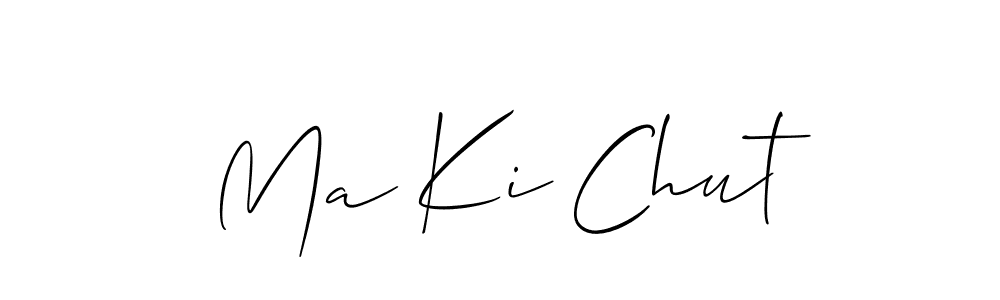 Check out images of Autograph of Ma Ki Chut name. Actor Ma Ki Chut Signature Style. Allison_Script is a professional sign style online. Ma Ki Chut signature style 2 images and pictures png