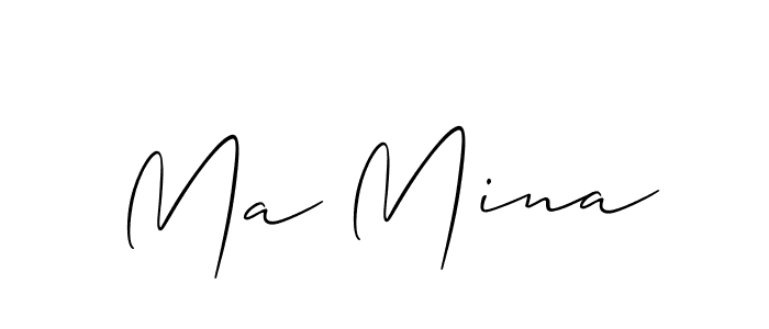 This is the best signature style for the Ma Mina name. Also you like these signature font (Allison_Script). Mix name signature. Ma Mina signature style 2 images and pictures png