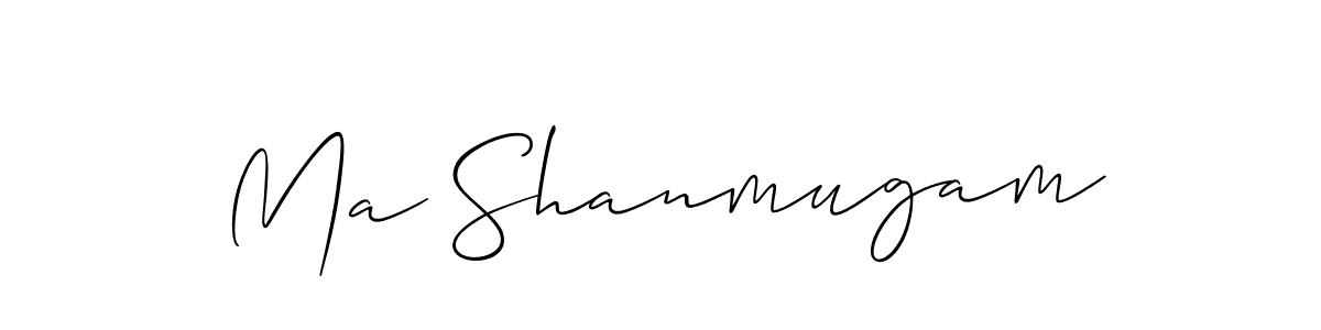 Best and Professional Signature Style for Ma Shanmugam. Allison_Script Best Signature Style Collection. Ma Shanmugam signature style 2 images and pictures png
