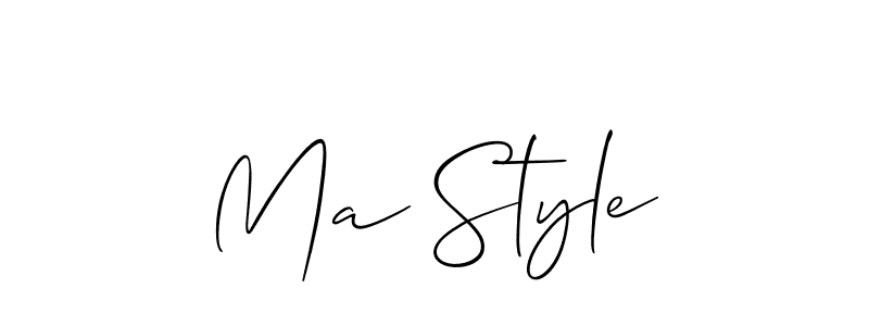 This is the best signature style for the Ma Style name. Also you like these signature font (Allison_Script). Mix name signature. Ma Style signature style 2 images and pictures png