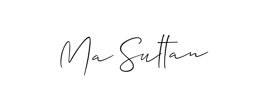 Similarly Allison_Script is the best handwritten signature design. Signature creator online .You can use it as an online autograph creator for name Ma Sultan. Ma Sultan signature style 2 images and pictures png