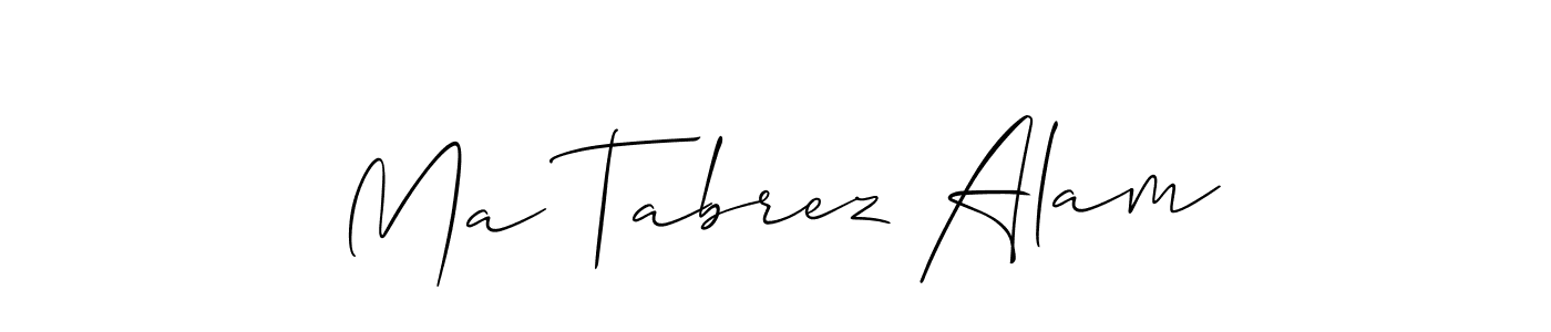 Best and Professional Signature Style for Ma Tabrez Alam. Allison_Script Best Signature Style Collection. Ma Tabrez Alam signature style 2 images and pictures png