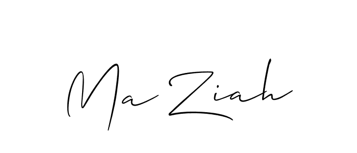 Make a beautiful signature design for name Ma Ziah. Use this online signature maker to create a handwritten signature for free. Ma Ziah signature style 2 images and pictures png