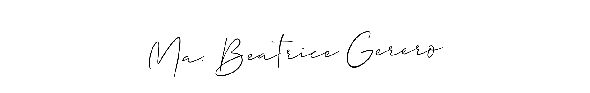 Here are the top 10 professional signature styles for the name Ma. Beatrice Gerero. These are the best autograph styles you can use for your name. Ma. Beatrice Gerero signature style 2 images and pictures png