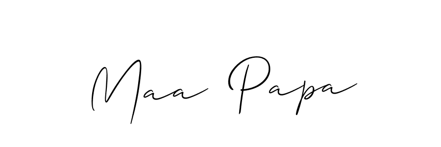 You can use this online signature creator to create a handwritten signature for the name Maa  Papa. This is the best online autograph maker. Maa  Papa signature style 2 images and pictures png