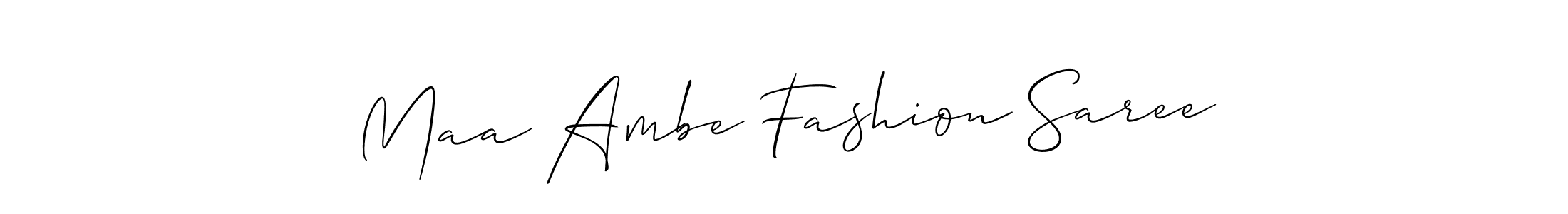 Make a beautiful signature design for name Maa Ambe Fashion Saree. Use this online signature maker to create a handwritten signature for free. Maa Ambe Fashion Saree signature style 2 images and pictures png