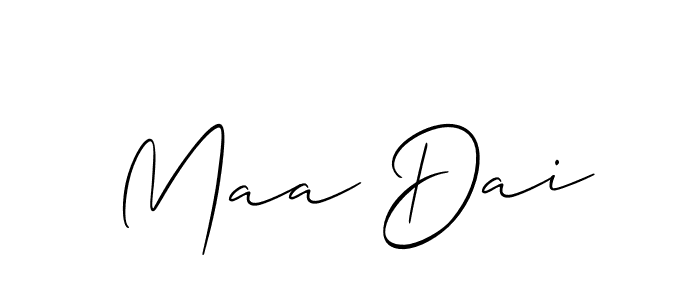 You can use this online signature creator to create a handwritten signature for the name Maa Dai. This is the best online autograph maker. Maa Dai signature style 2 images and pictures png