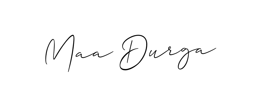 It looks lik you need a new signature style for name Maa Durga. Design unique handwritten (Allison_Script) signature with our free signature maker in just a few clicks. Maa Durga signature style 2 images and pictures png