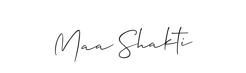 Once you've used our free online signature maker to create your best signature Allison_Script style, it's time to enjoy all of the benefits that Maa Shakti name signing documents. Maa Shakti signature style 2 images and pictures png