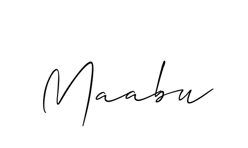 How to Draw Maabu signature style? Allison_Script is a latest design signature styles for name Maabu. Maabu signature style 2 images and pictures png