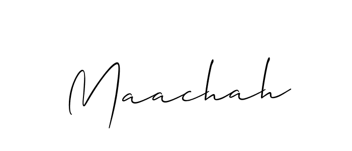 if you are searching for the best signature style for your name Maachah. so please give up your signature search. here we have designed multiple signature styles  using Allison_Script. Maachah signature style 2 images and pictures png