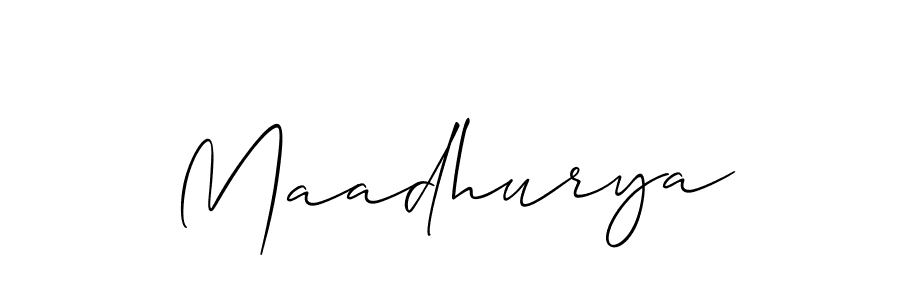 Once you've used our free online signature maker to create your best signature Allison_Script style, it's time to enjoy all of the benefits that Maadhurya name signing documents. Maadhurya signature style 2 images and pictures png