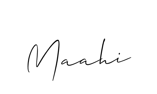 Similarly Allison_Script is the best handwritten signature design. Signature creator online .You can use it as an online autograph creator for name Maahi. Maahi signature style 2 images and pictures png