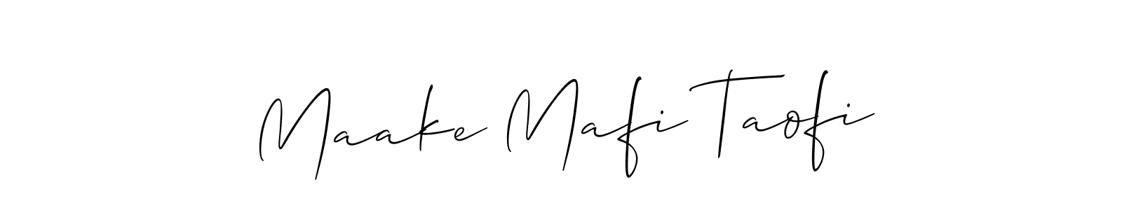 You can use this online signature creator to create a handwritten signature for the name Maake Mafi Taofi. This is the best online autograph maker. Maake Mafi Taofi signature style 2 images and pictures png