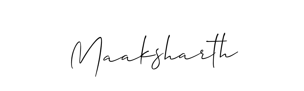 Best and Professional Signature Style for Maaksharth. Allison_Script Best Signature Style Collection. Maaksharth signature style 2 images and pictures png