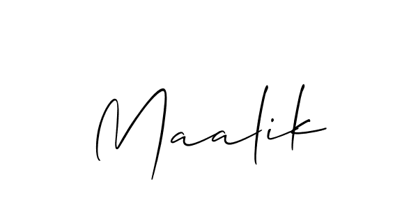 Allison_Script is a professional signature style that is perfect for those who want to add a touch of class to their signature. It is also a great choice for those who want to make their signature more unique. Get Maalik name to fancy signature for free. Maalik signature style 2 images and pictures png