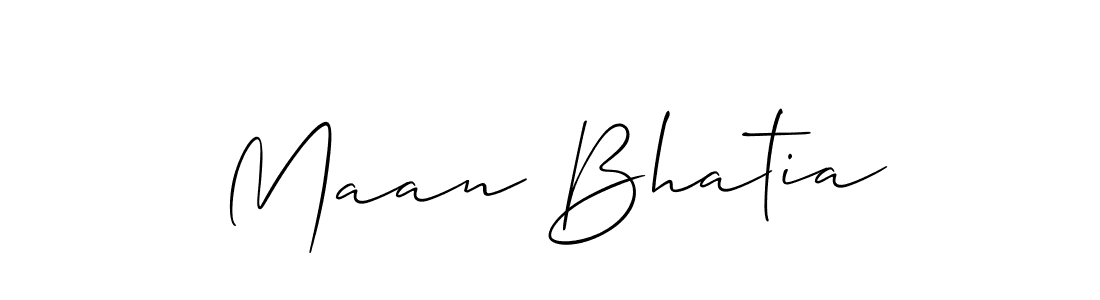 Best and Professional Signature Style for Maan Bhatia. Allison_Script Best Signature Style Collection. Maan Bhatia signature style 2 images and pictures png