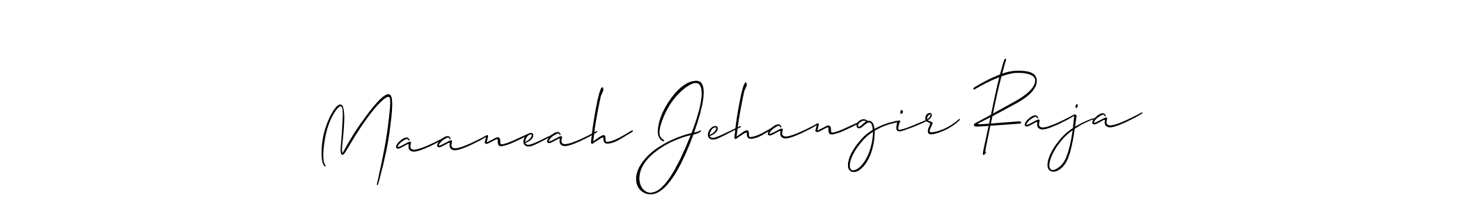 You can use this online signature creator to create a handwritten signature for the name Maaneah Jehangir Raja. This is the best online autograph maker. Maaneah Jehangir Raja signature style 2 images and pictures png