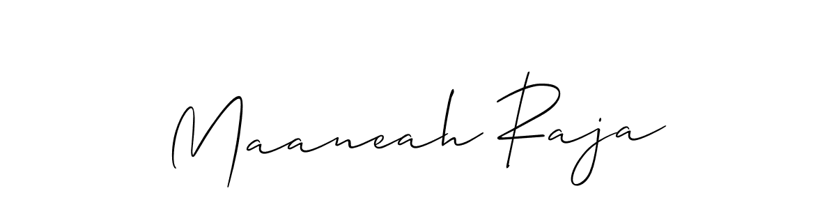 Check out images of Autograph of Maaneah Raja name. Actor Maaneah Raja Signature Style. Allison_Script is a professional sign style online. Maaneah Raja signature style 2 images and pictures png